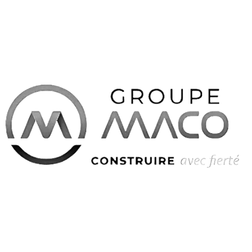 Logo du Groupe Maco - Entreprise ayant fait appel aux services conseils de Marie-Andrée Roy | Marie-Andrée Roy, Services conseil et Design Thinking